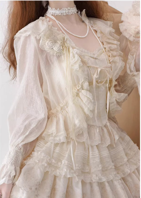 Elegant top/skirt/cardigan available in multiple colors