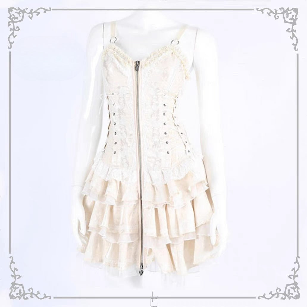 Summer of Roses JSK Gothic Dark Punk Black Lolita Dress