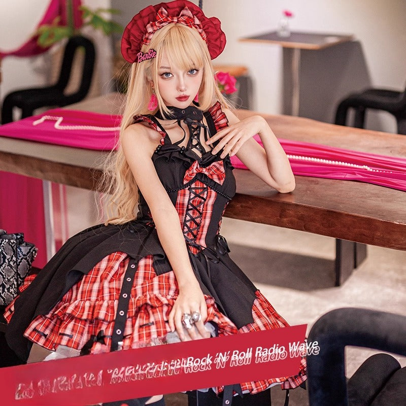 Rockwave Irregular Subculture Plaid JSK Dress