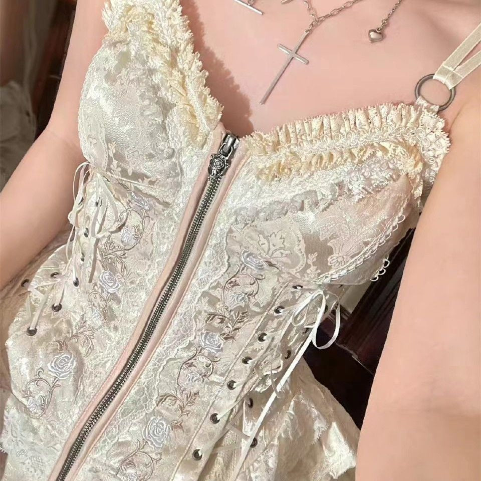 Summer of Roses JSK Gothic Dark Punk Black Lolita Dress