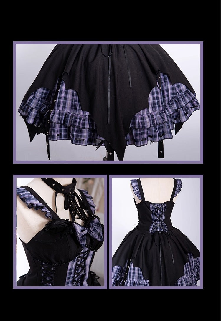 Rockwave Irregular Subculture Plaid JSK Dress