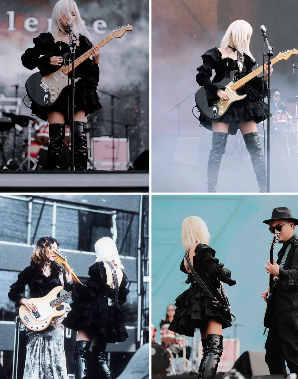 Black Idol Gothic Spirit Punk Style Lolita Dress