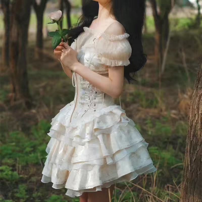 Summer of Roses JSK Gothic Dark Punk Black Lolita Dress