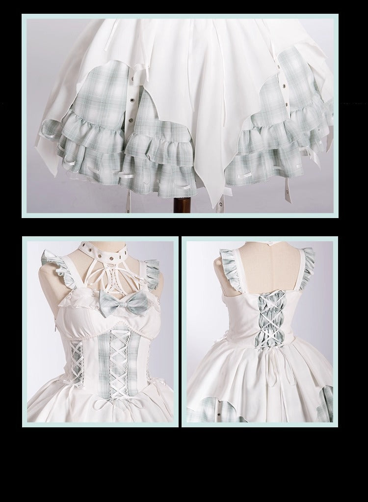 Rockwave Irregular Subculture Plaid JSK Dress