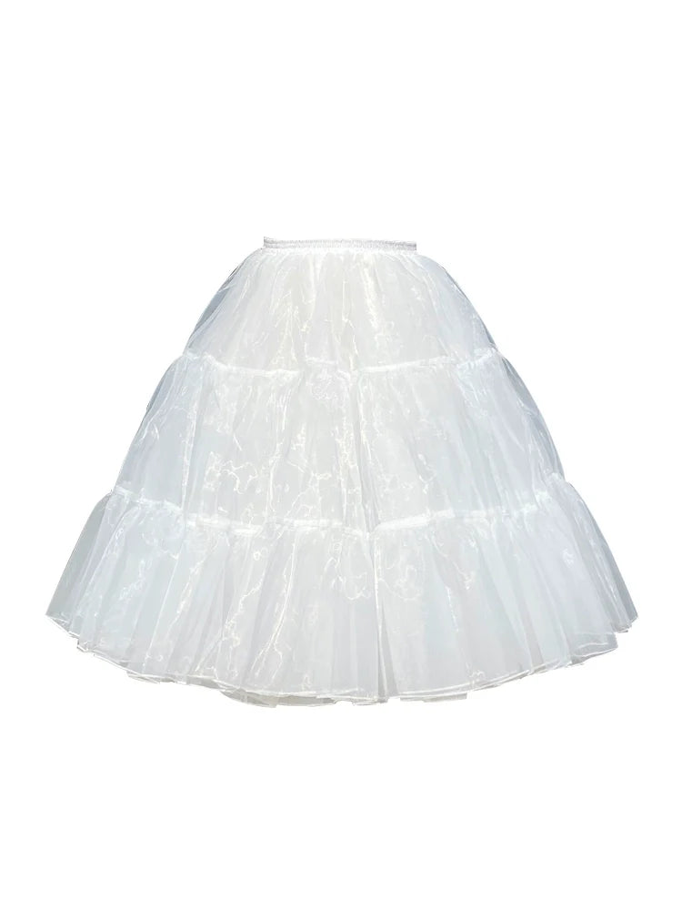 Lolita Petticoat Four-Layer Daily Puffy No-Bone Cloud Dress Support