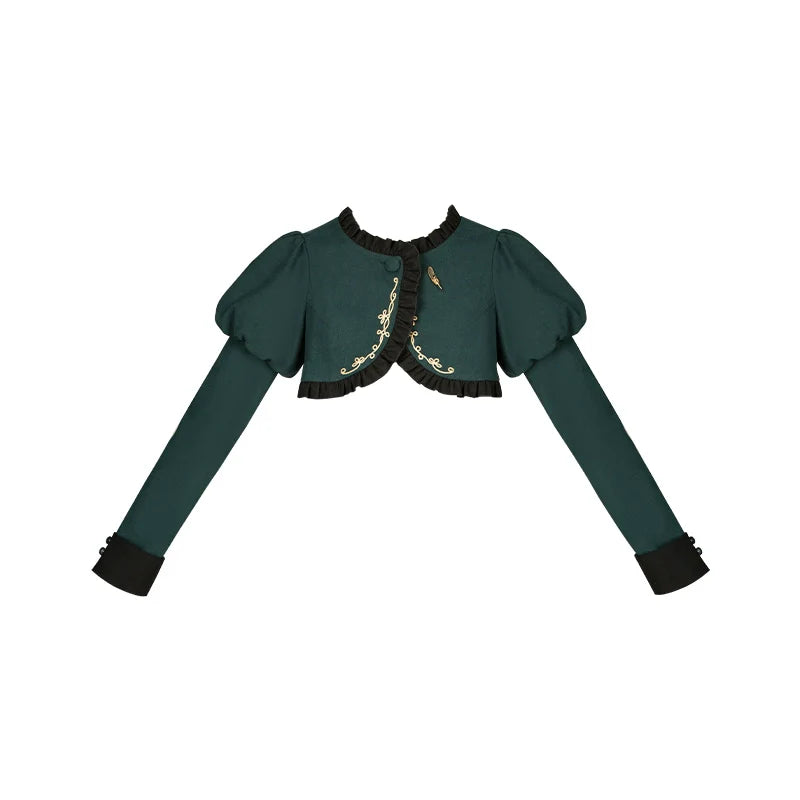 Twin - Set Lolita Dresses with Plaid Pattern and Sweet Bowknots, Ideal for Cosplay and Themed Parties