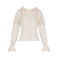 Elegant Cream Lace Layered Lolita JSK for Whimsical Gatherings