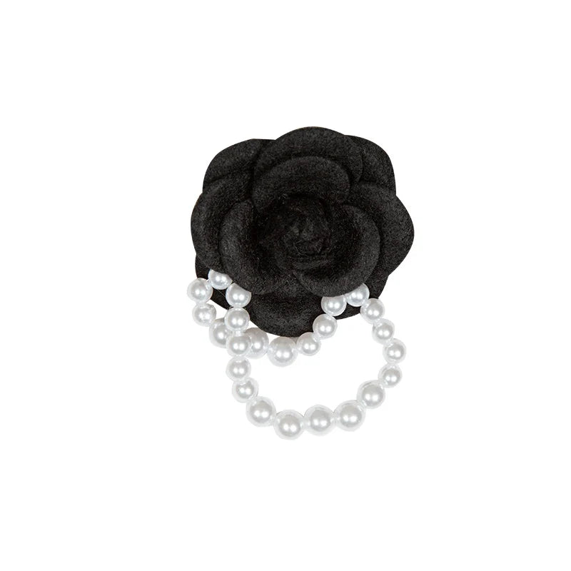 Black & Cream Whimsical Lolita Dress – Multi-Tiered Lace Skirt