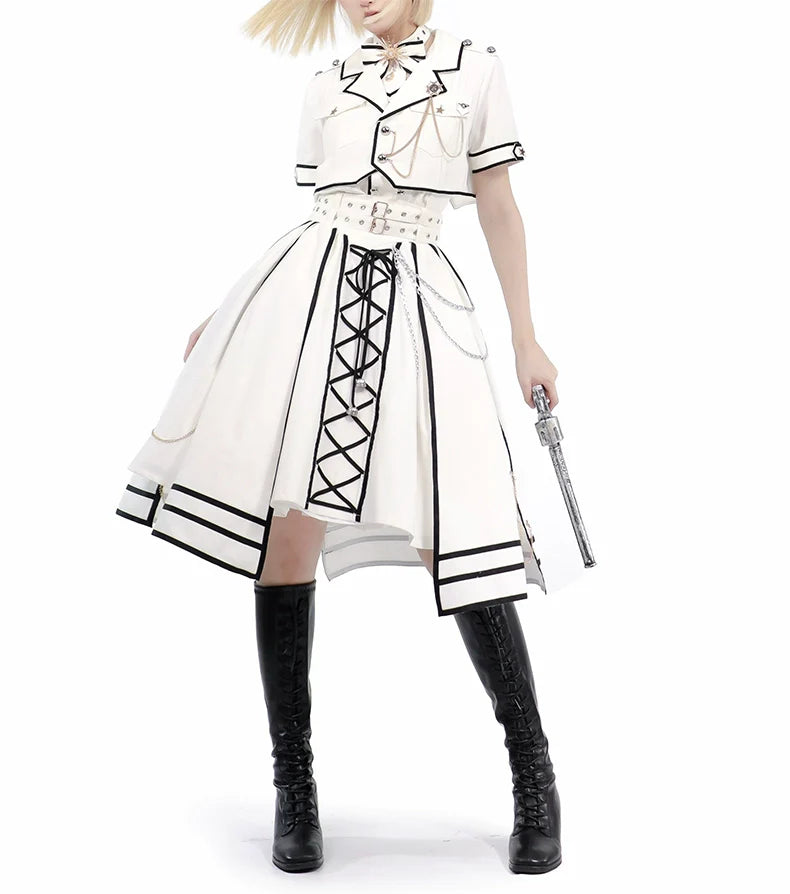 Judgment Army Lo Knight-Style Separate SK Set - FS All-Season Wear