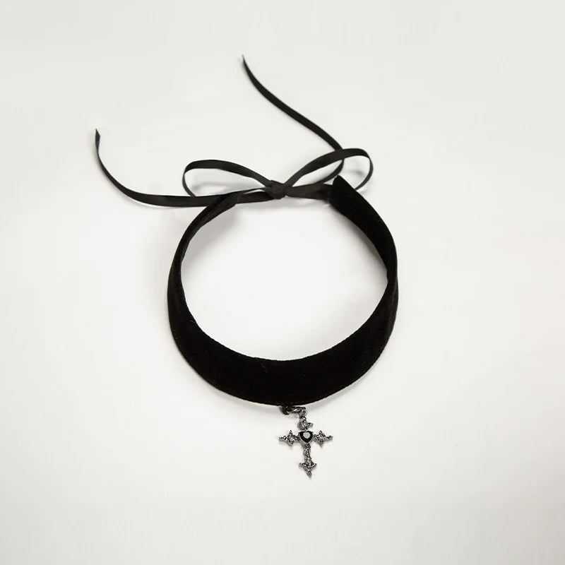 Square Neck Waist Boned Velvet OP Lolita (Gemini Winter Collection)