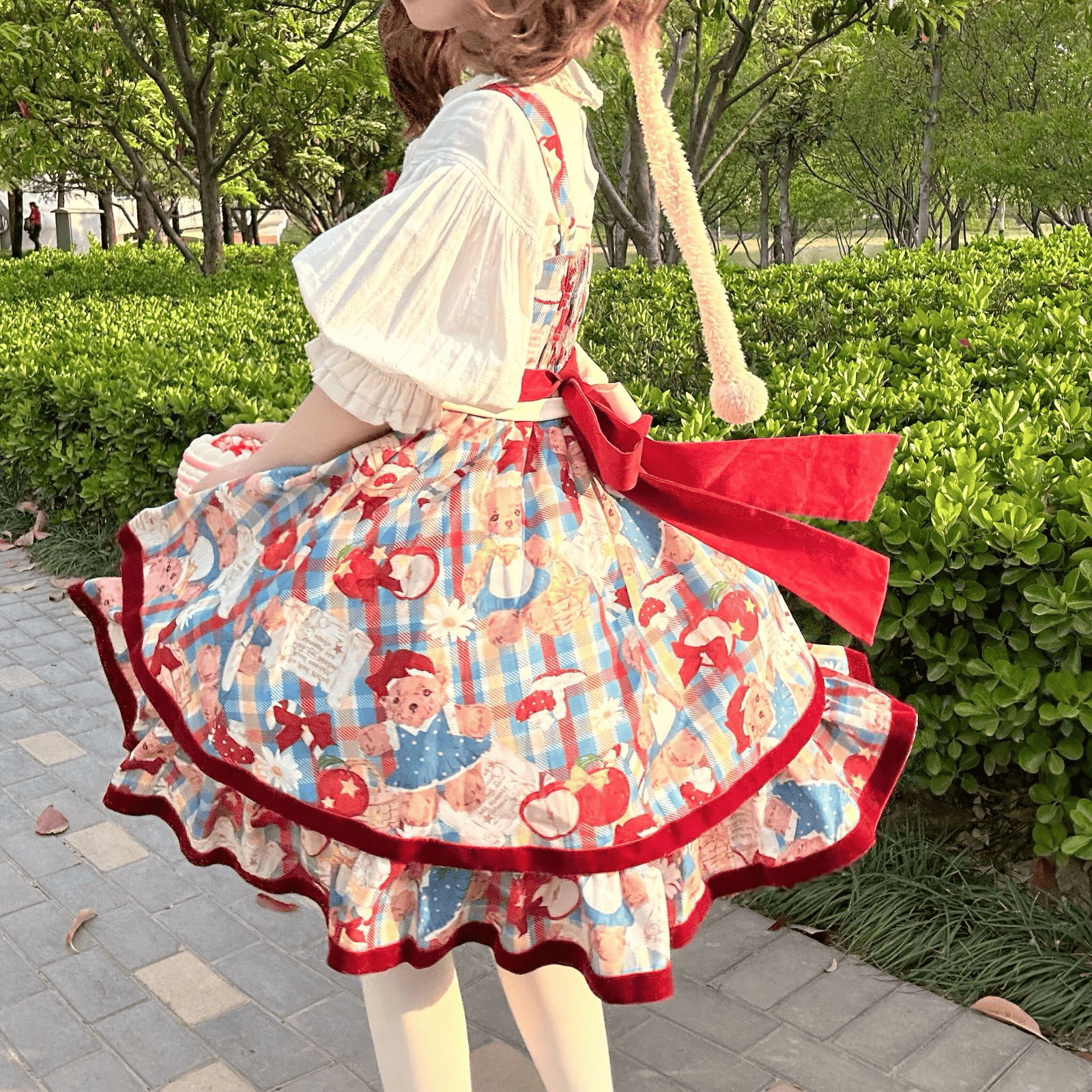 Apple Bear Story JSK – Playful and Charming Lolita Dress