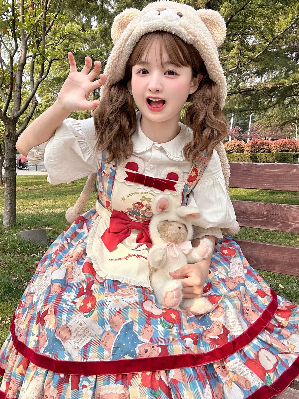 Apple Bear Story JSK – Playful and Charming Lolita Dress