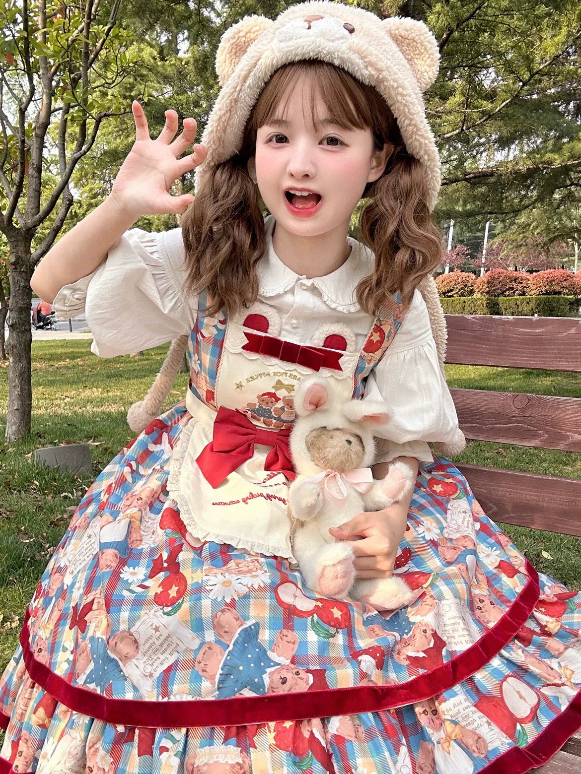 Apple Bear Story JSK – Playful and Charming Lolita Dress