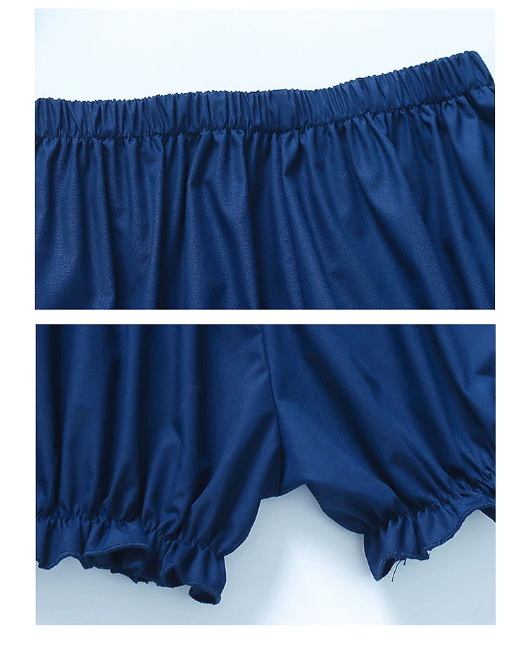 Rabbit Police Officer Lolita Dress for Girls - Navy Blue Whimsical Princess Costume