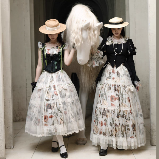 Lolita Blouse X Skirt X Bustier X Bust - cover  Accessories Authentic