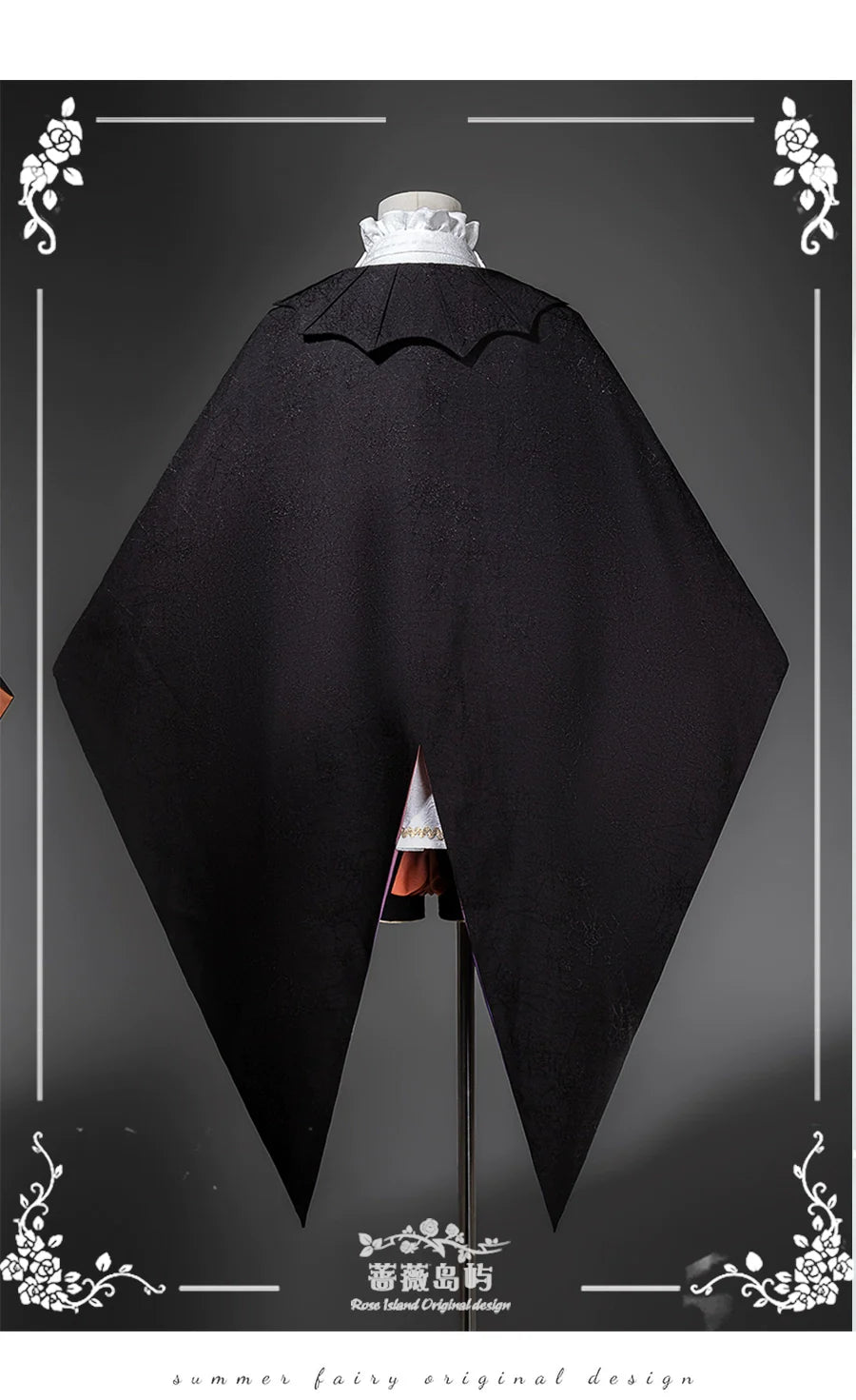 Original Carnival Night Lolita Prince-Style 2D Private Setting Cape + Shorts Performance Daily Set