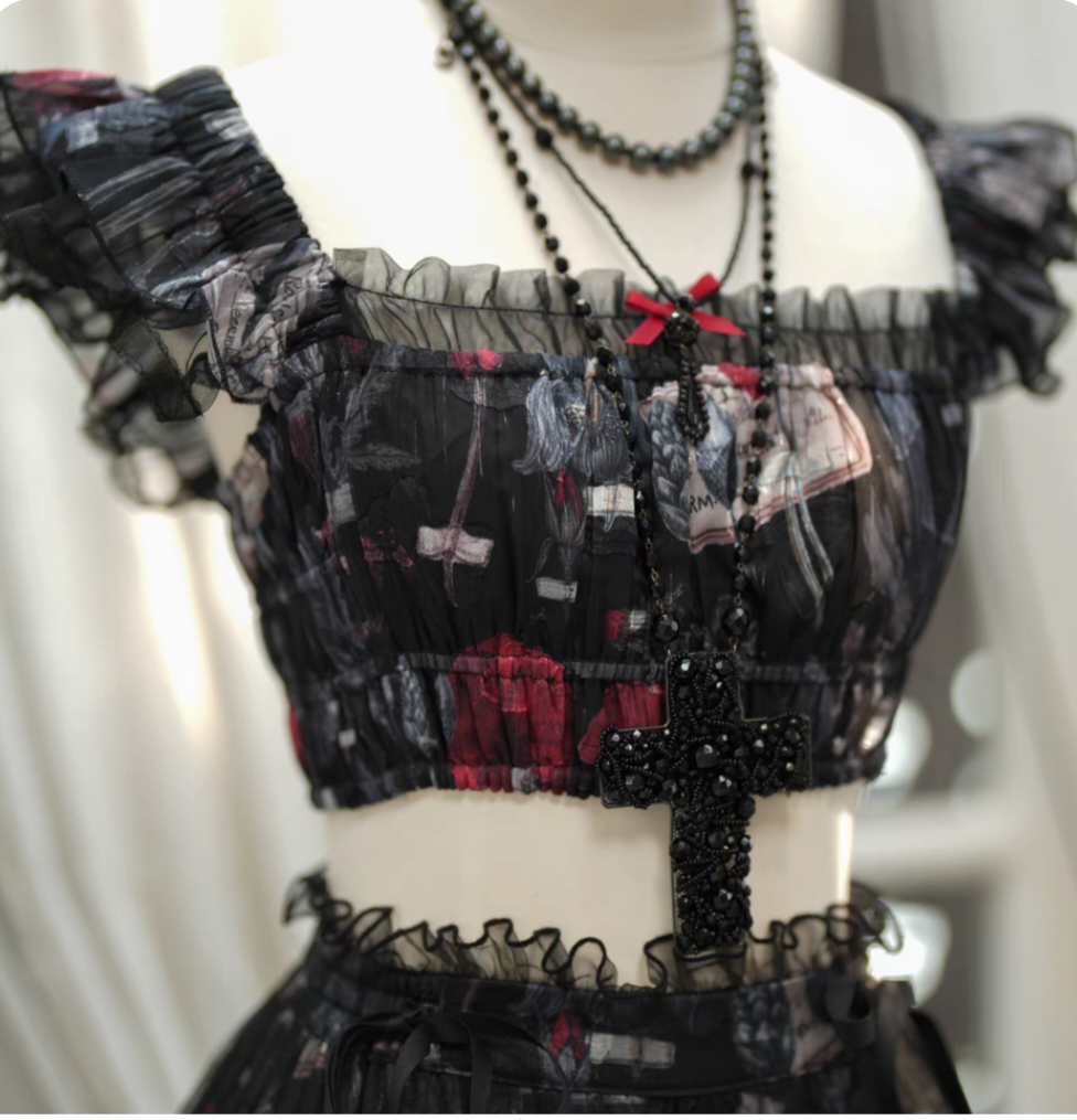 Lolita Blouse X Skirt X Bustier X Bust - cover  Accessories Authentic