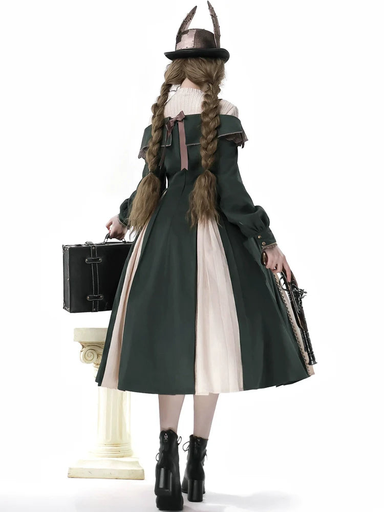 Creative Patchwork Midi A-line Swing Skirt: Unlock a Unique Fashion Code