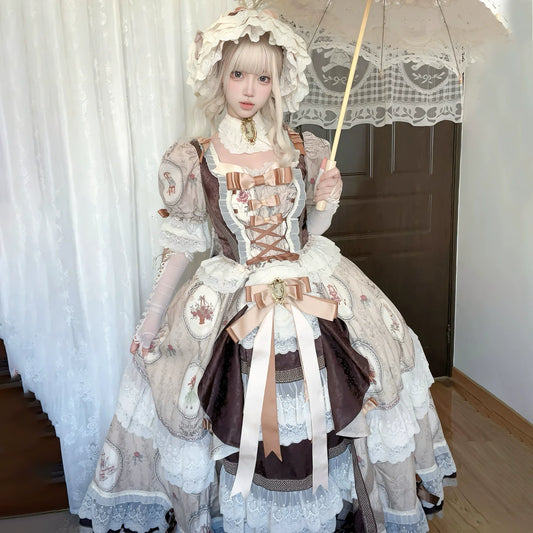 Elegant Classical Lolita dress, castle princess style Lolita dress