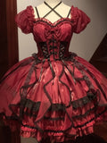 [Muti-Colors-Available] Pre-Order Full payment Glassy Fantasy Bubble sleeve Lolita Dress Full Payment