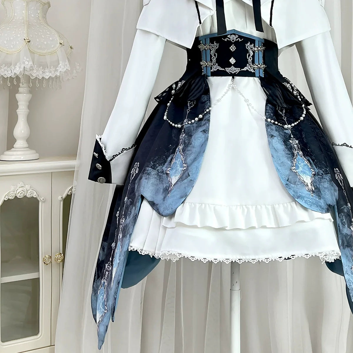 Indigo Lord Lolita — British Academy Style Lolita Dress | Military Lolita & Knight-style Skirt Set
