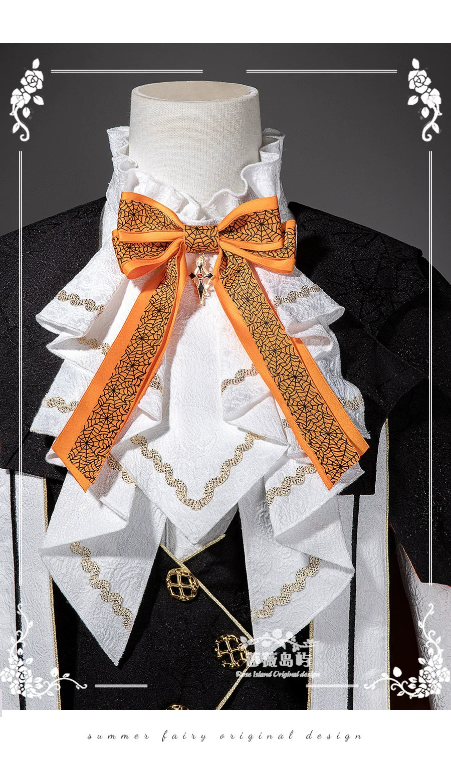 Original Carnival Night Lolita Prince-Style 2D Private Setting Cape + Shorts Performance Daily Set