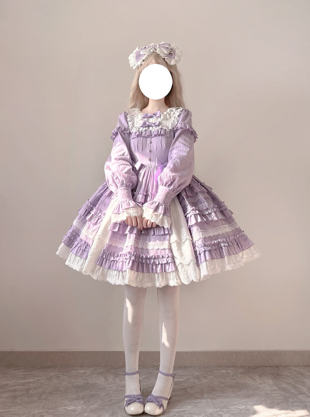 Elegant Doll-like Lolita OP - Retro Charm and Multifunctional Details