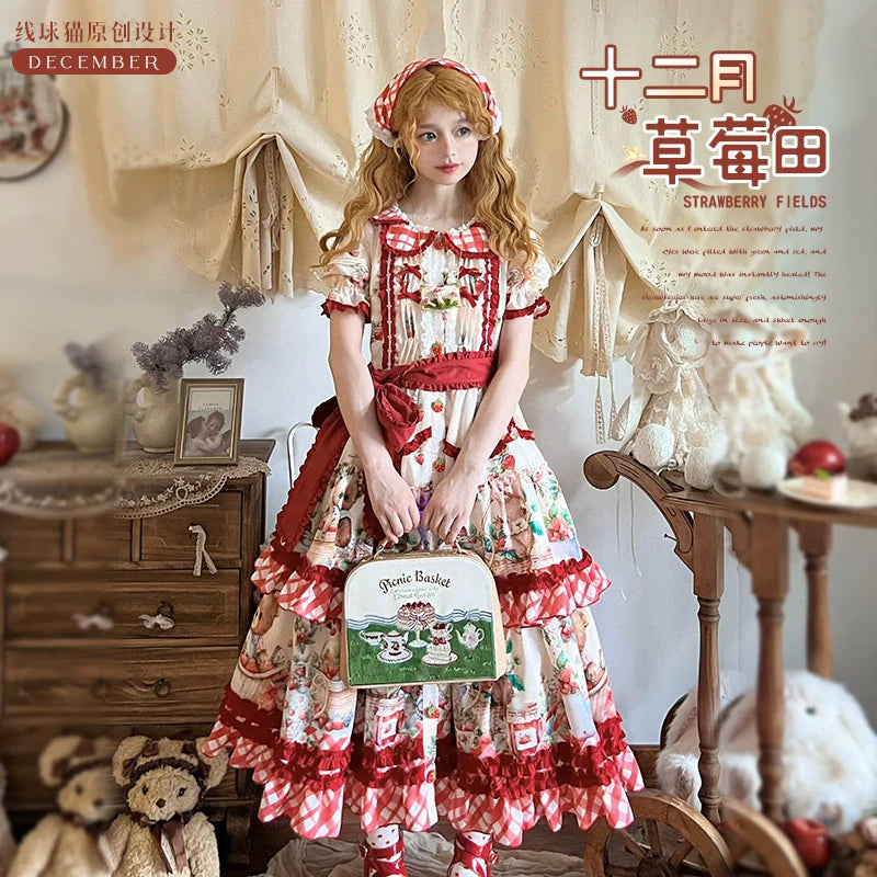 December  Field OP: Elegant CLA Lolita Daily Sweet Dress with Multiple Colors