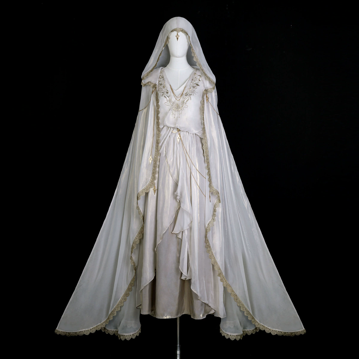 Judgment Angel Original Lolita Design Dress - Greek Goddess Style Ethereal Cape Long Dress