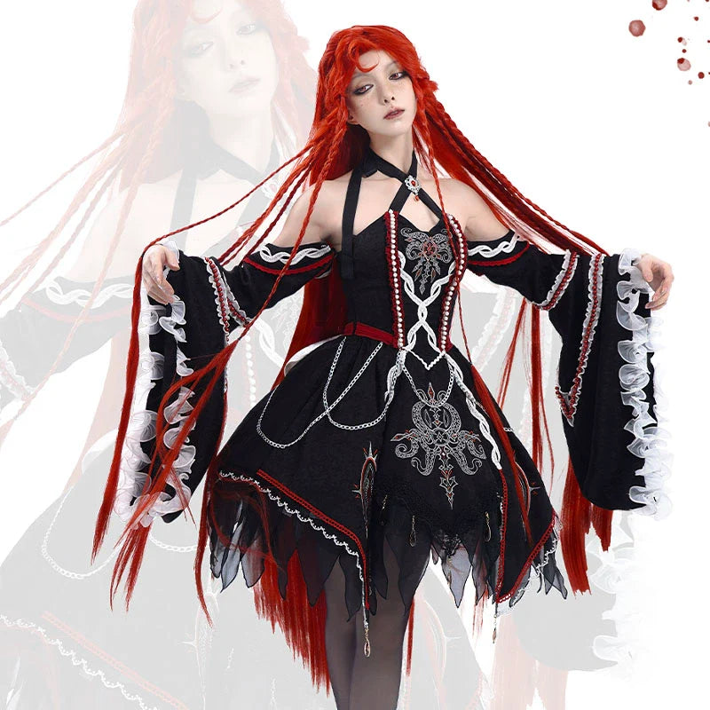 Lolita Phantom Devourer FS Full Set - Cthulhu Dark Gothic Jumper Skirt