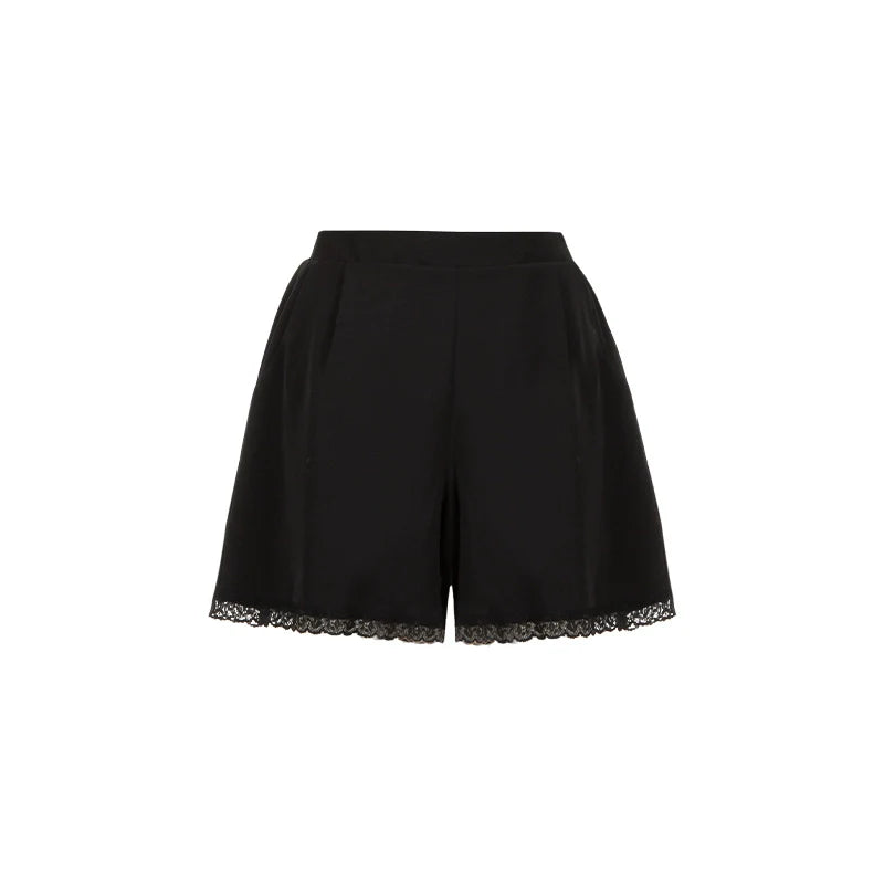 Gothic Lolita Dress with White Lace Collar, Long Sleeves and Lace - up Details