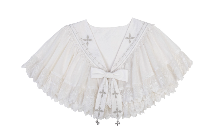 Original Silent Gothic Cathedral Daily Gothic Retro Dark Cla Lolita with Cape