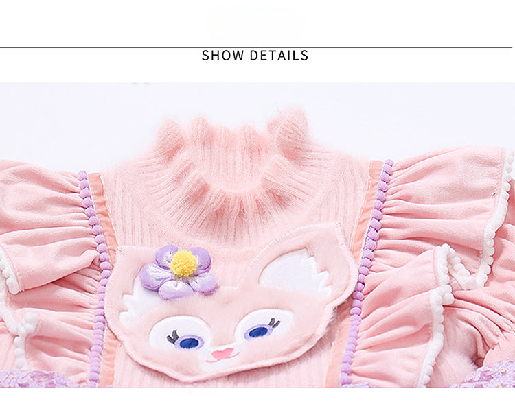 LinaBell Lolita Princess Dress for Girls 2025 New Summer Dress Children's Birthday Dress