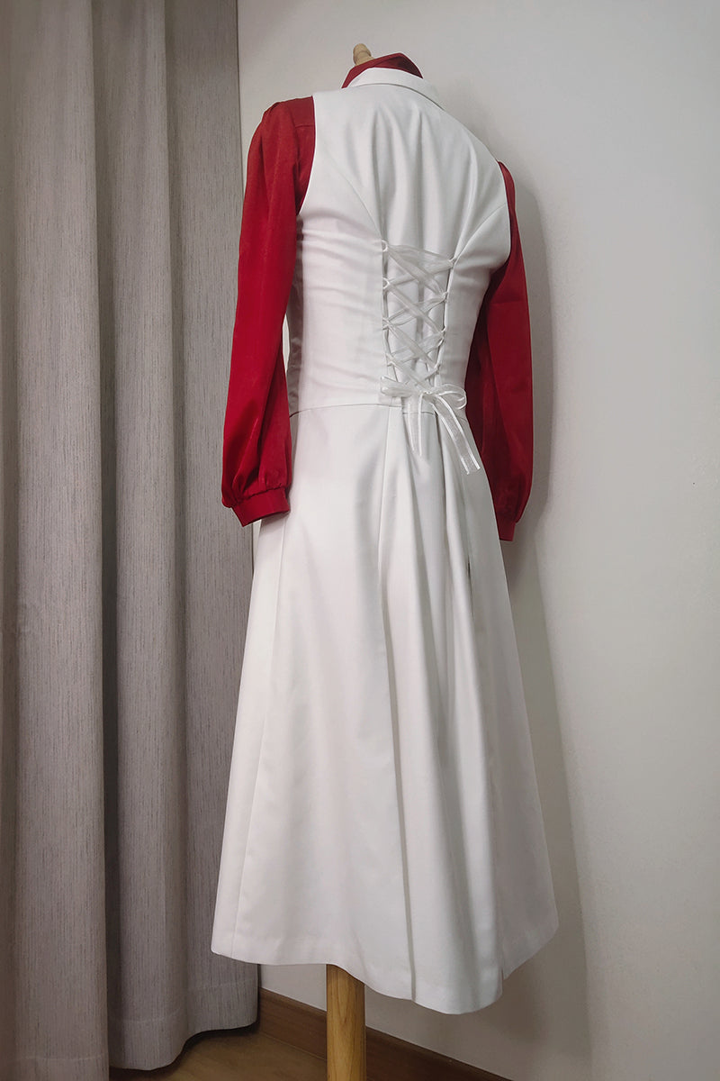 Sleeveless Prince Tailcoat – Customizable Long Tail Lolita Vest with Gold Buttons