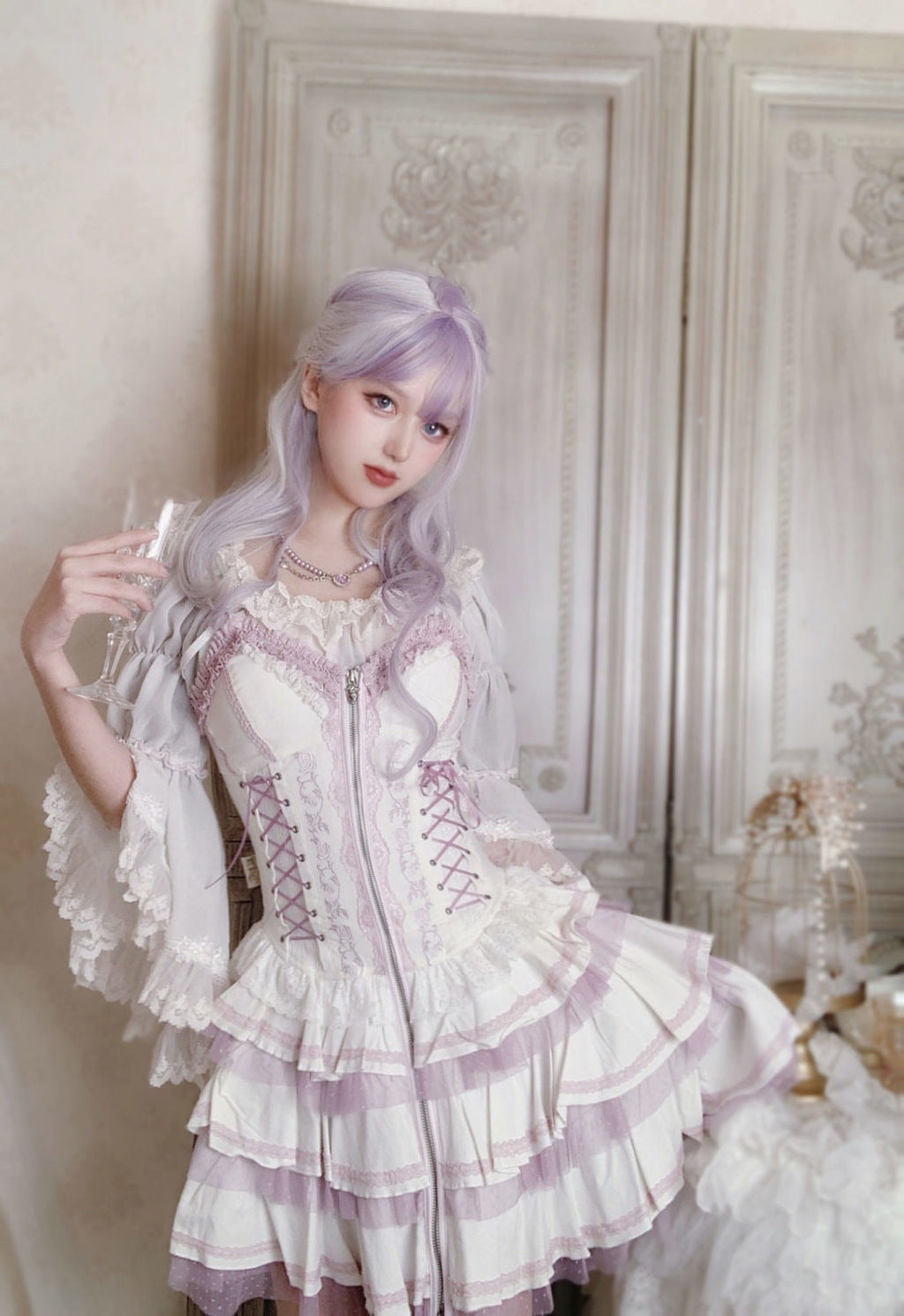 Summer of Roses JSK Gothic Dark Punk Black Lolita Dress